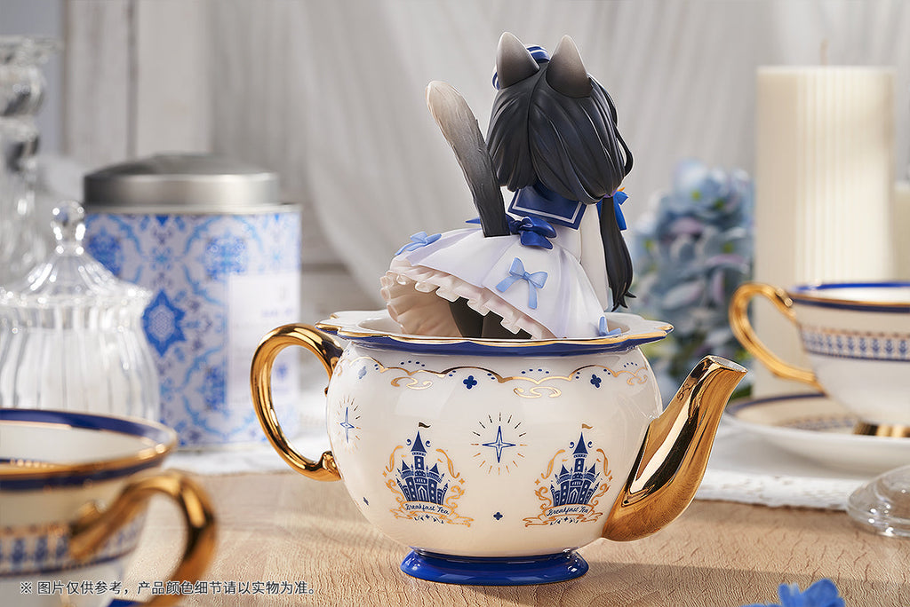 RIBOSE DLC Series Tea Time Cats Cow Cat Non-Scale Figure
