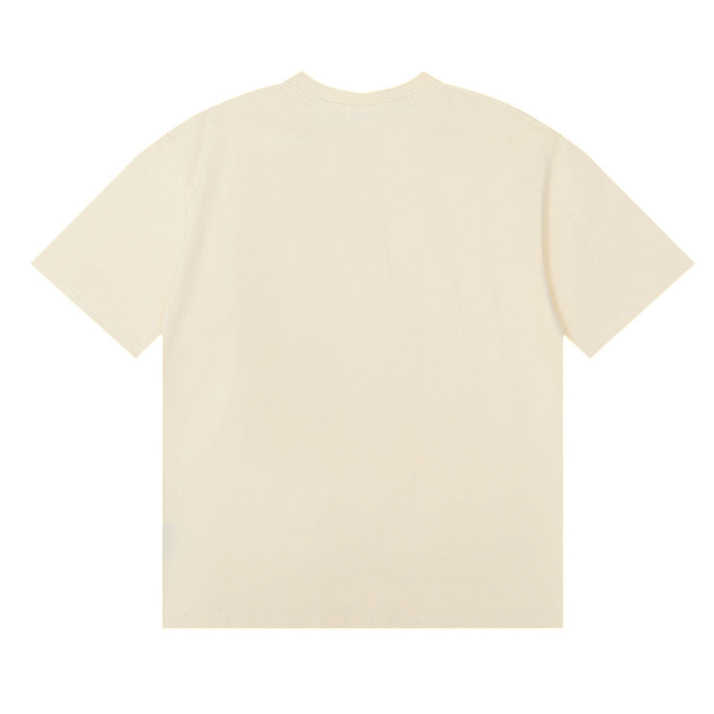 Rhude T-shirt Micro Label Letter Pattern Printed Short Sleeve T-shirt